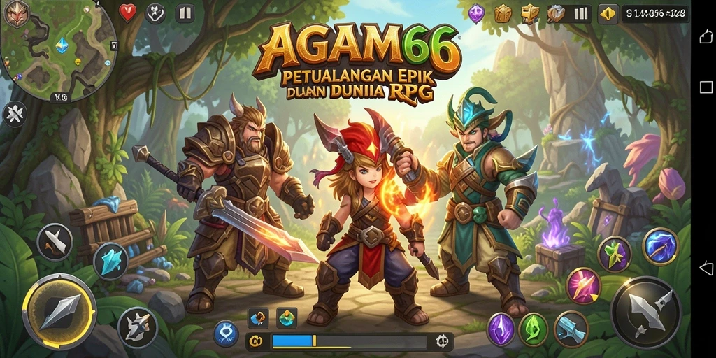 Tampilan gameplay AGAM66 yang mendebarkan dalam petualangan RPG.