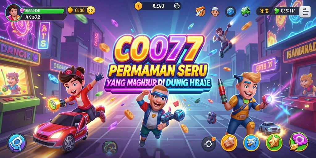 Tampilan gameplay COO77 yang menegangkan di dunia Arcade.