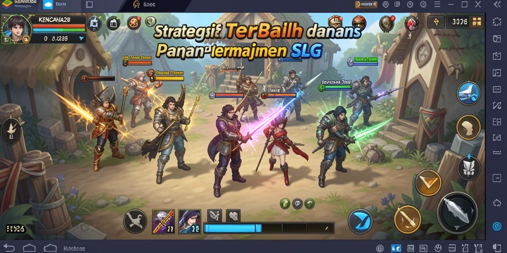 Tampilan gameplay yang dinamis dan strategis di KENCANA28.
