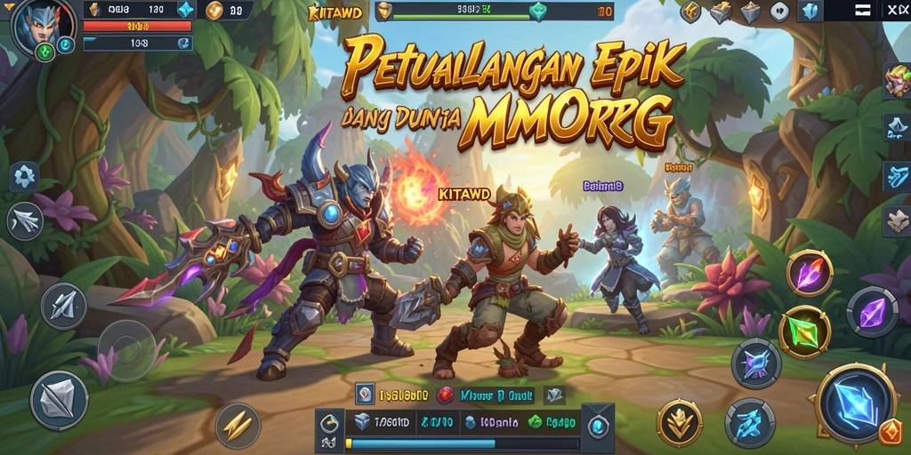 Screenshot gameplay <strong>KITAWD</strong> menampilkan aksi seru dalam dunia MMORPG.