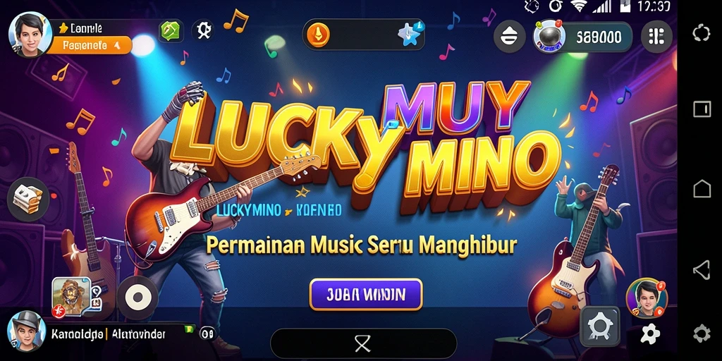 Tampilan gameplay LUCKYMINO yang menarik dan seru untuk dimainkan.