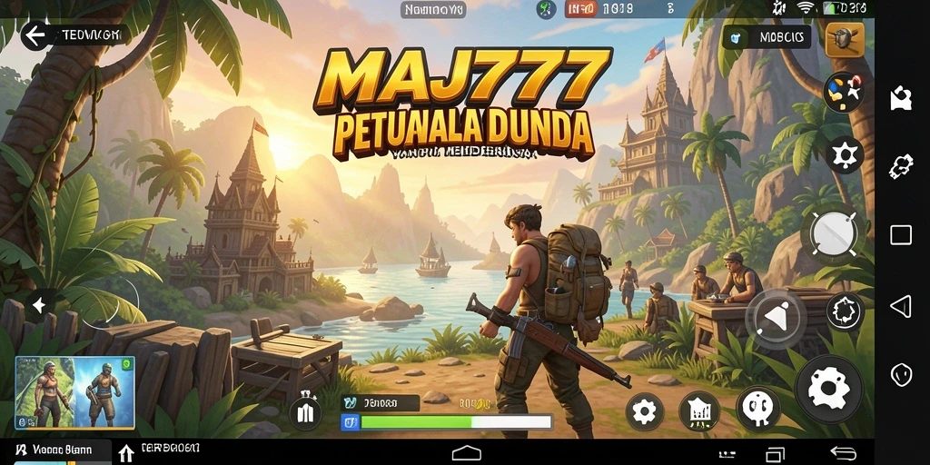 Gameplay MAJ777 menampilkan kebebasan eksplorasi dunia terbuka yang luas.