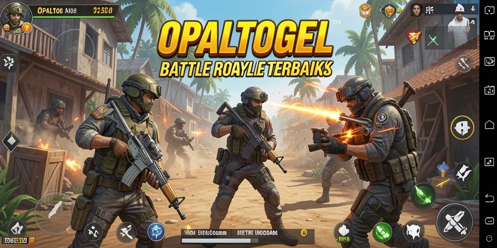 Gameplay menegangkan di OPALTOGEL saat bertempur di arena.