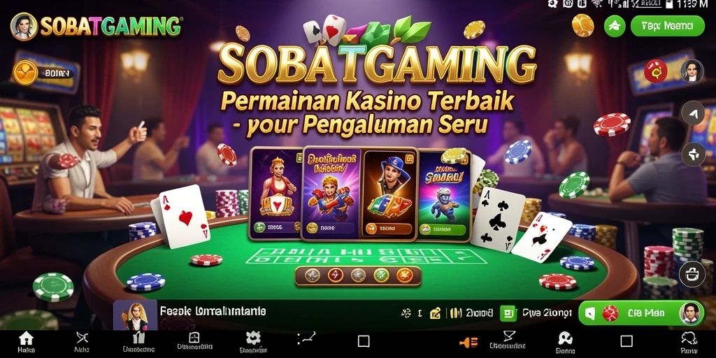 Menampilkan gameplay seru dan interaktif dari SOBATGAMING.