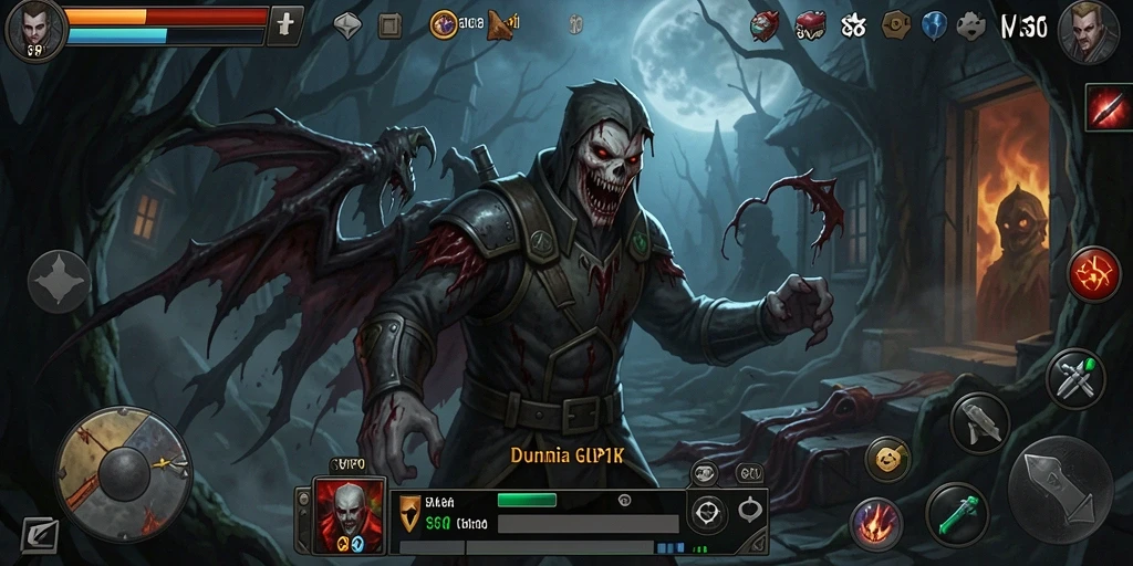 Gambaran gameplay menakutkan dari SVIP10 di dunia yang penuh kegelapan.