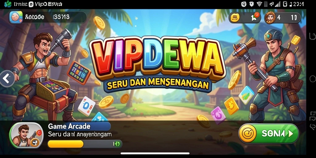 Screenshot dari gameplay seru dan menegangkan di VIPDEWA.